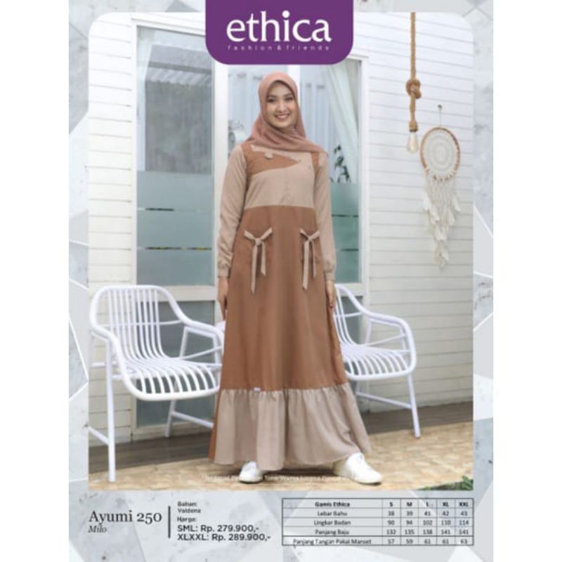 Gamis Ethica Dewasa Ayumi 224 229 244 240 261 263 250 217