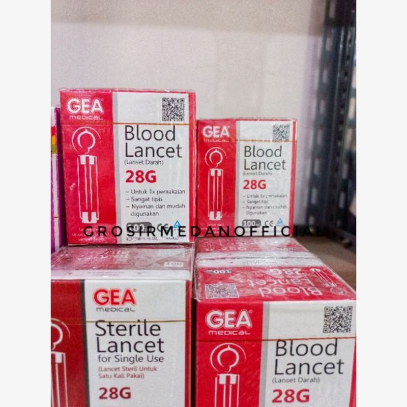 BLOOD LANCET GEA - LANCET DARAH ISI 100