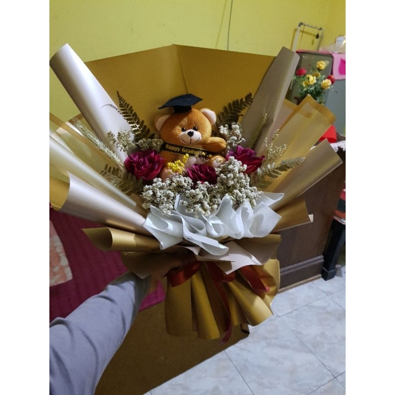 BUKET WISUDA/BUKET BUNGA/BUKET BUNGA KERING