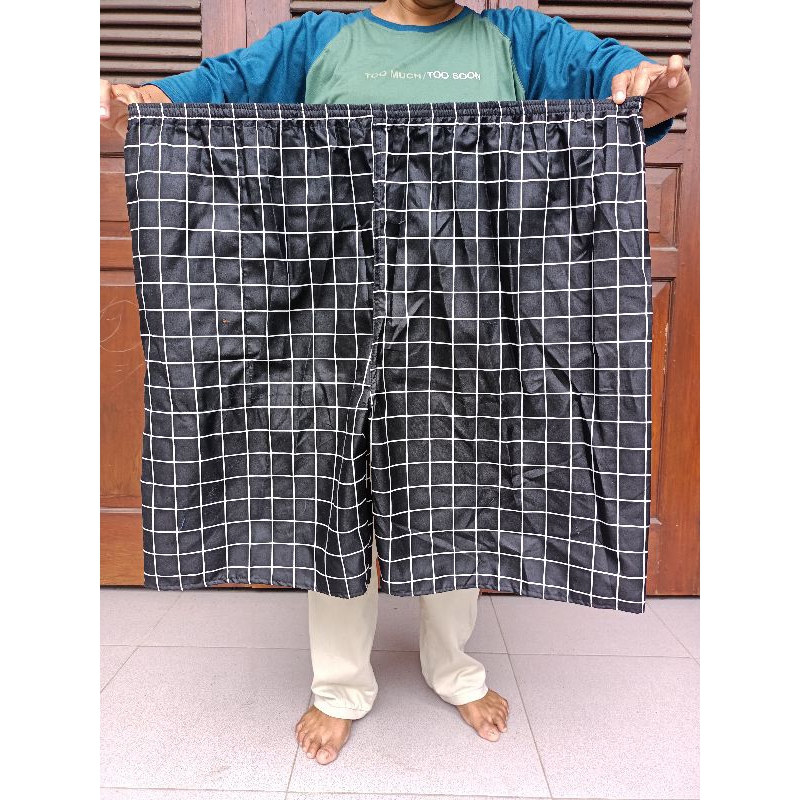 Celana Pendek Jumbo Muat Sampai BB 110kg / Celana Kolor Pendek Jumbo Motif Kotak Tartan Murah
