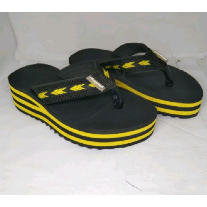 SANDAL MADURA CEWEK DEWASA TINGGI 4cm Size 36-42 GROSIR PALING MURAH SANDAL WEDGES SANDAL GUNUNG KUAT TAHAN LAMA