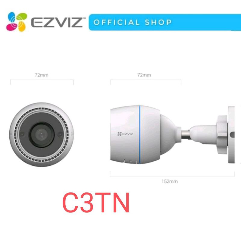 EZVIZ HUSKY C3TN dan c3wn 1080P Full HD IP CAMERA CCTV WiFi GARANSI RESMI 1 TAHUN
