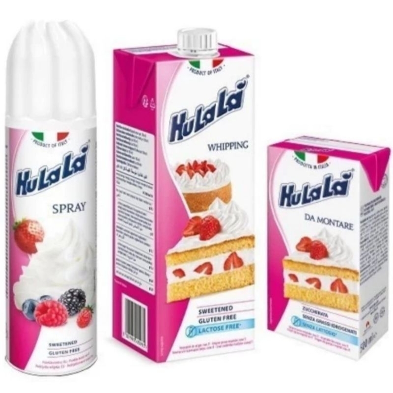 hulala whipping cream non dairy whip topping cream 500ml