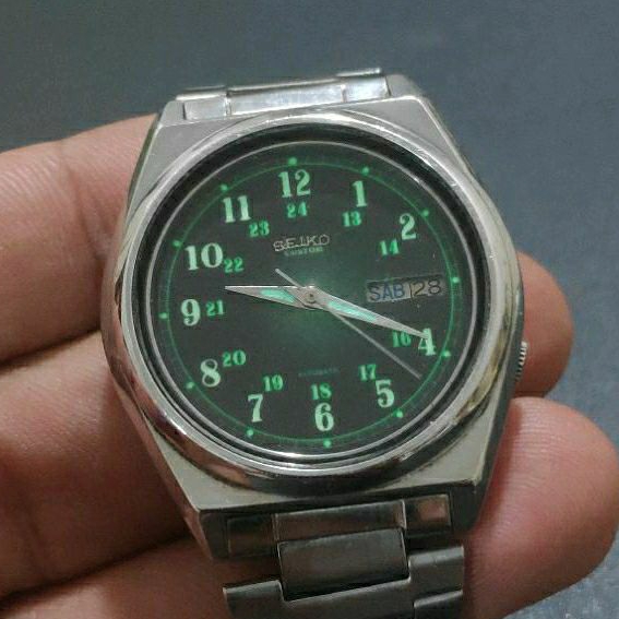 SEIKO 5 17J REF. 7009-3070 Dial Mod Military