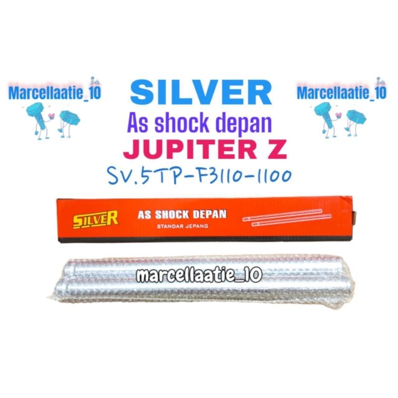 SILVER AS SHOCK DEPAN YAMAHA JUPITER Z 5TP ASHOCK DEPAN MOTOR JUPITER Z ASSHOCK DEPAN MOTOR JUPITER 