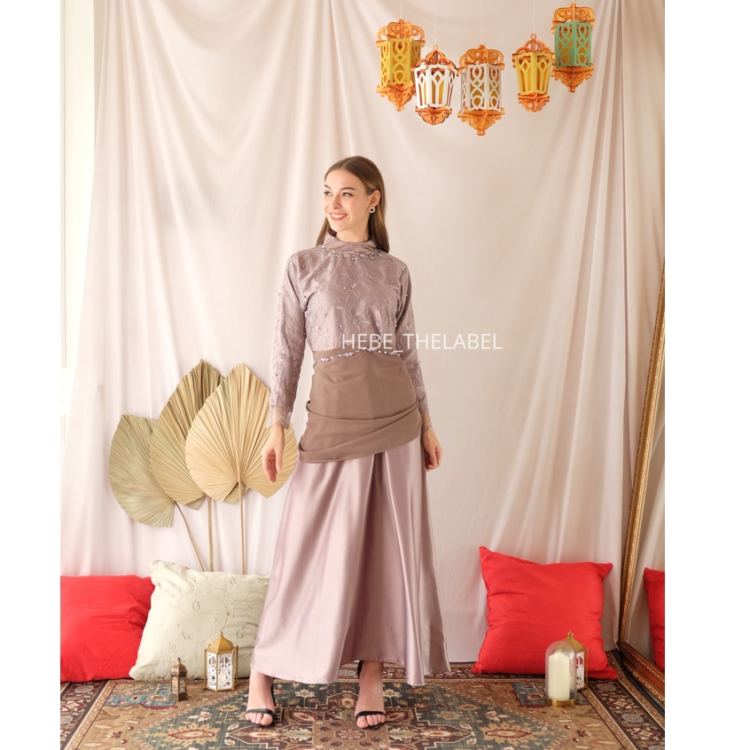 Mahren  Kaftan Dress Pakaian Lebaran Idul Fitri Wanita