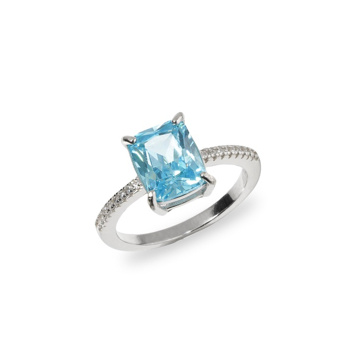 Dear Me - Aria Ring (925 Sterling Silver with 3A Grade Zircon) Cincin Wanita Perak Asli Aksesoris