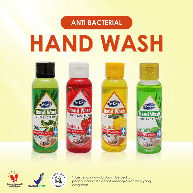 Bio Spray Anti Bacterial Hand Wash 100ml SABUN CUCI TANGAN 100ML