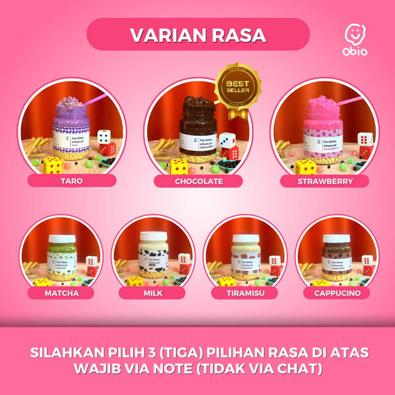 KADO VALENTINE Special by Obio - Hampers Valentine Bisa Pilih 3 Rasa Ide Kado Ulang Tahun Cokelat Choco Jar Cemilan Manis Halal Cokelat Leleh