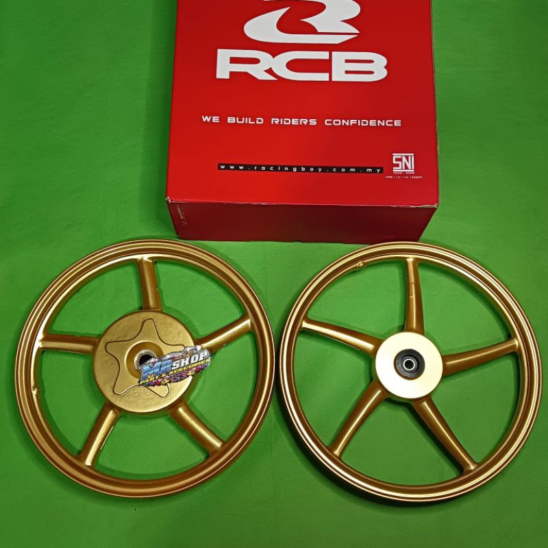 Velg rcb Mio karbu Mio sporty Mio soul Fino karbu Nouvo ring 14 velg rcb sp522 palang 5 gold