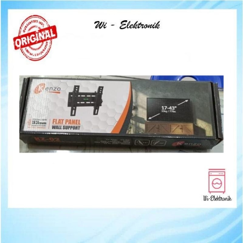 Bracket TV 32 inch Kenzo Bracket TV 43 inch Kenzo Bracket TV Kenzo 16 inch - 43 inch Kenzo Bracket T