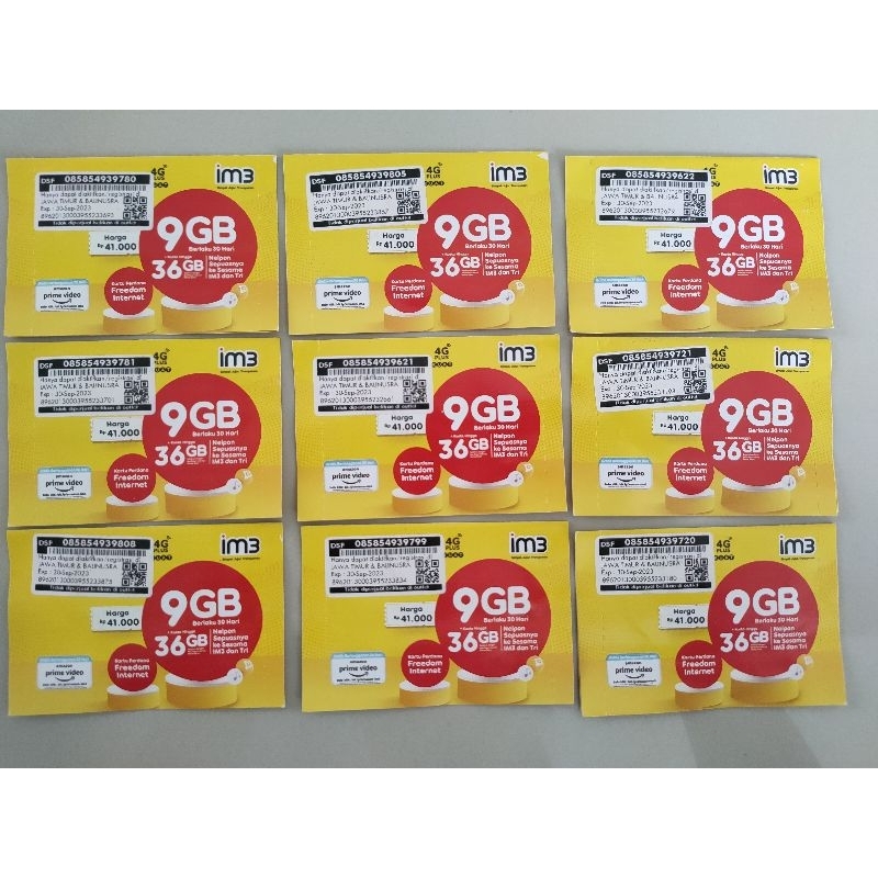 Kartu Perdana Freedom Internet IM3