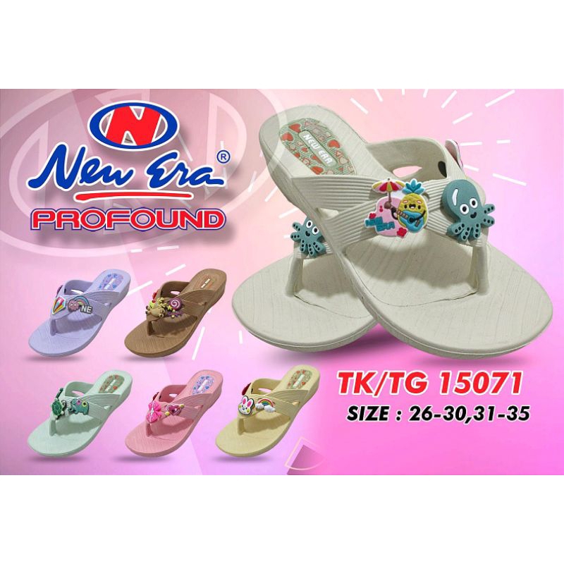 Sandal japit Anak karet pilon New Era TK E 15071 100% ORIGINAL BY NEW ERA