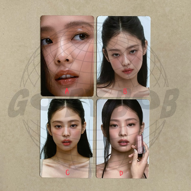 blackpink jennie hera sensual nude gloss/balm official pc photocard