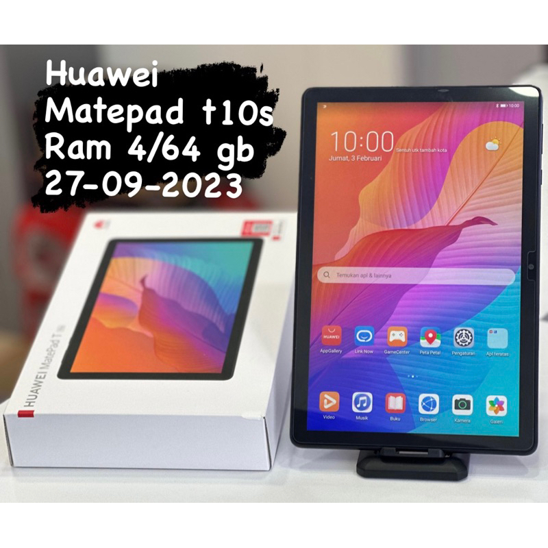 Seken huawei matepad t10s ran 4/64 gb