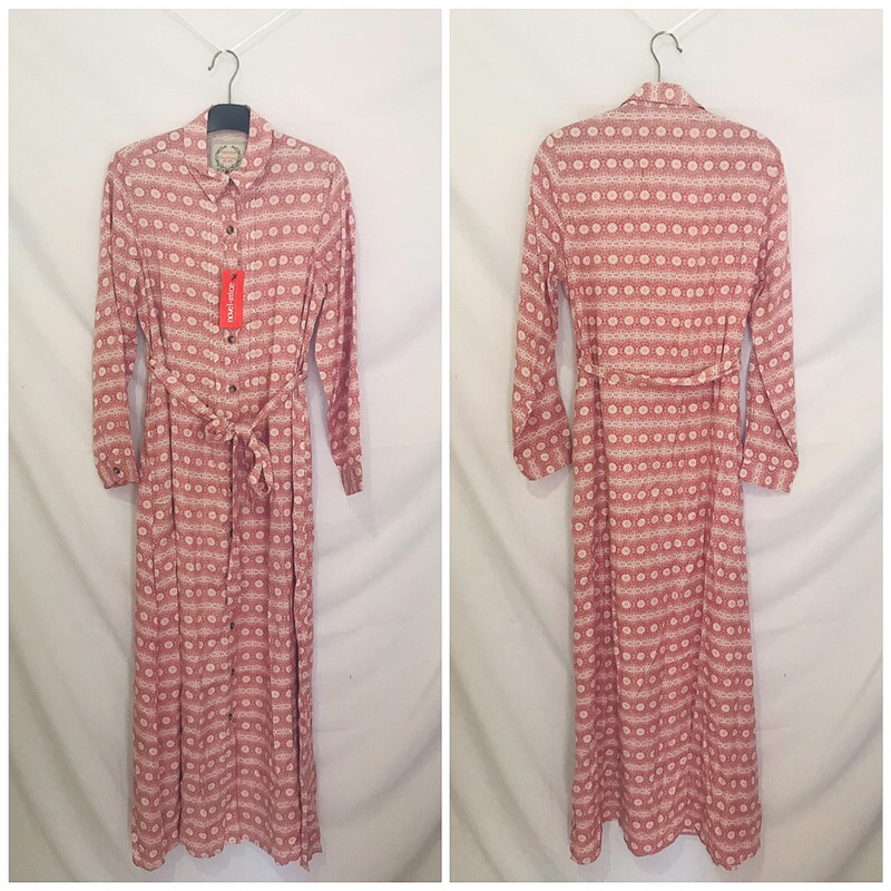 Novel Mice Gamis Rayon Print Uk M