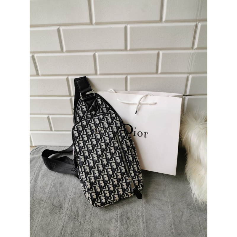Tas selempang pria Dior tas dada pria tas bahu pria import branded