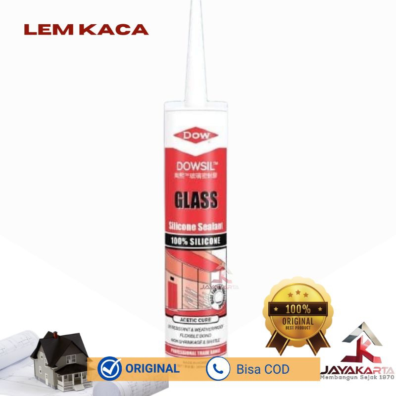 LEM SILICONE DOWSIL NETRAL NEUTRAL PLUS BOTOL / LEM KACA BOTOL SILIKON - Hitam
