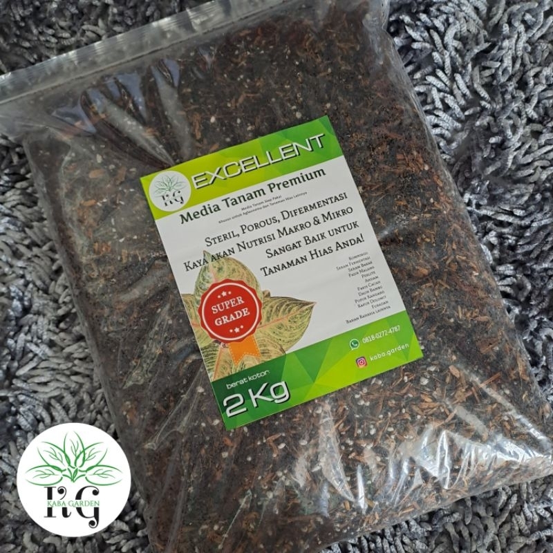 Media Tanam Aglonema Super Premium 2 Kg | Media Tanam Aglonema | Media Tanam Super Premium Siap Paka