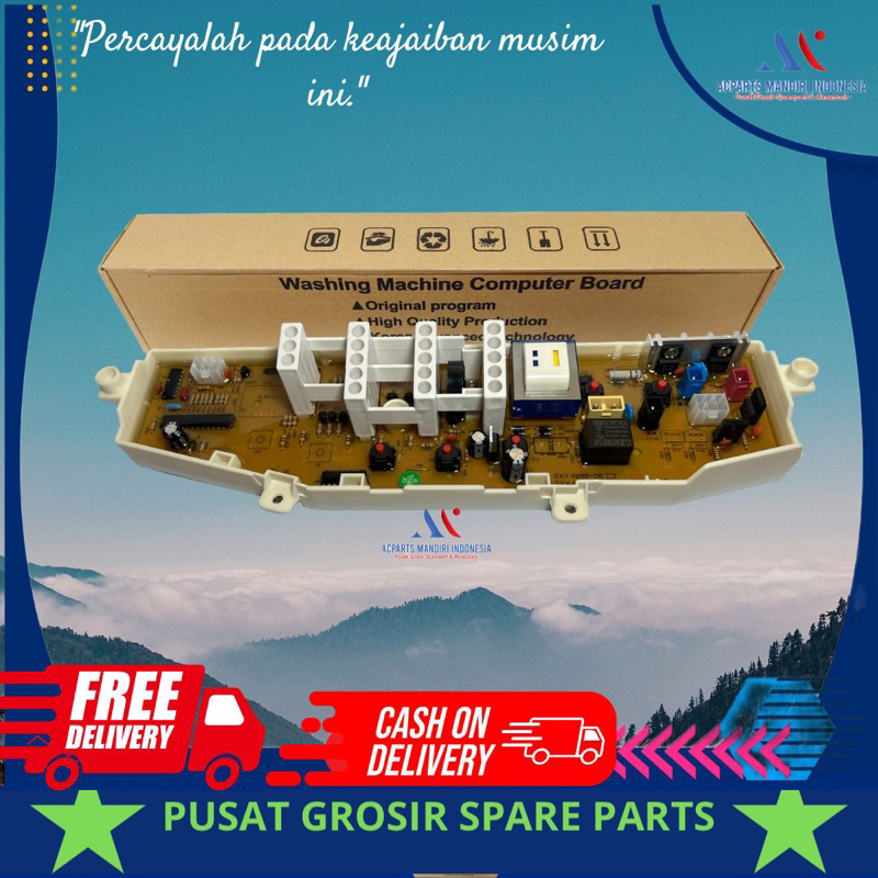 Modul PCB Mesin Cuci Samsung WA60N2 WA70B7 WA-60N2 WA-70B7 ( DC92-4888-06 )