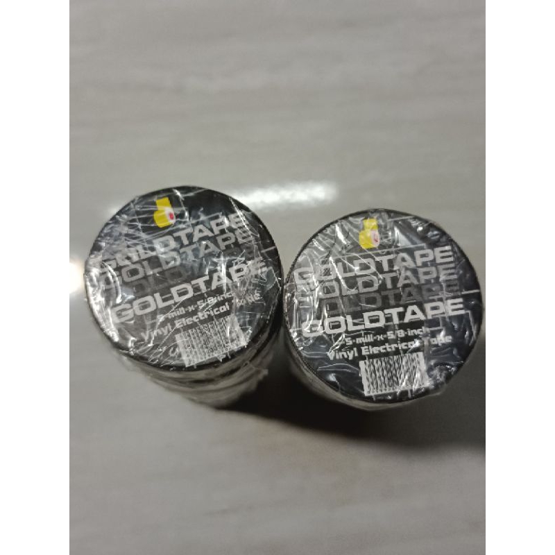 

Isolasi Listrik Hitam Gold Tape