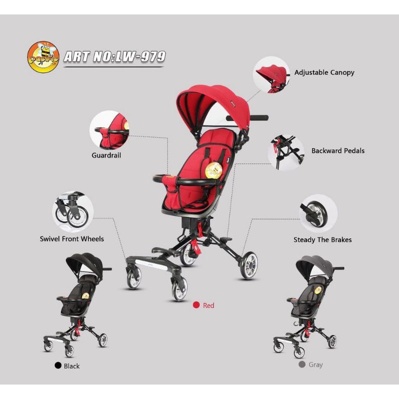 STROLLER PASIFIC PC-LW979-1