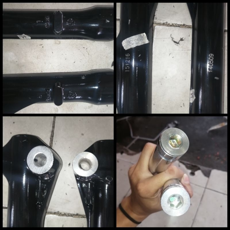 As Shok shock depan assy komplit tabung supra x 125 fi injeksi 2014