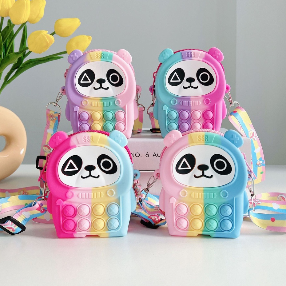 ♥DPS829♥T21 Tas Pop It Selempang Bag Lucu Unik Anak Viral Unicorn