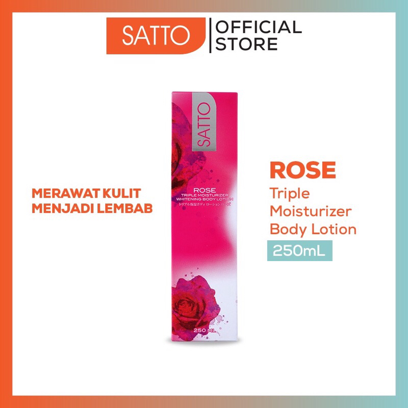Satto Rose Triple Moisturizer Body Lotion