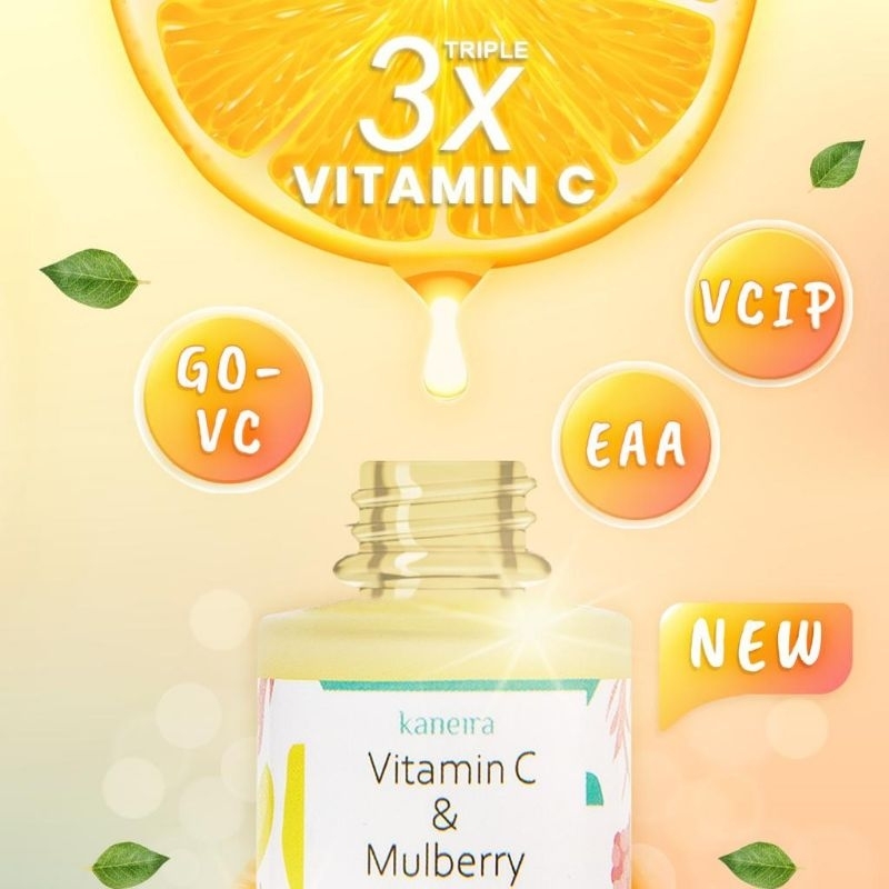 PROMO VALENTINE - Vitamin C &amp; Mulberry Serum + Foam Cleanser  -  Face Wash