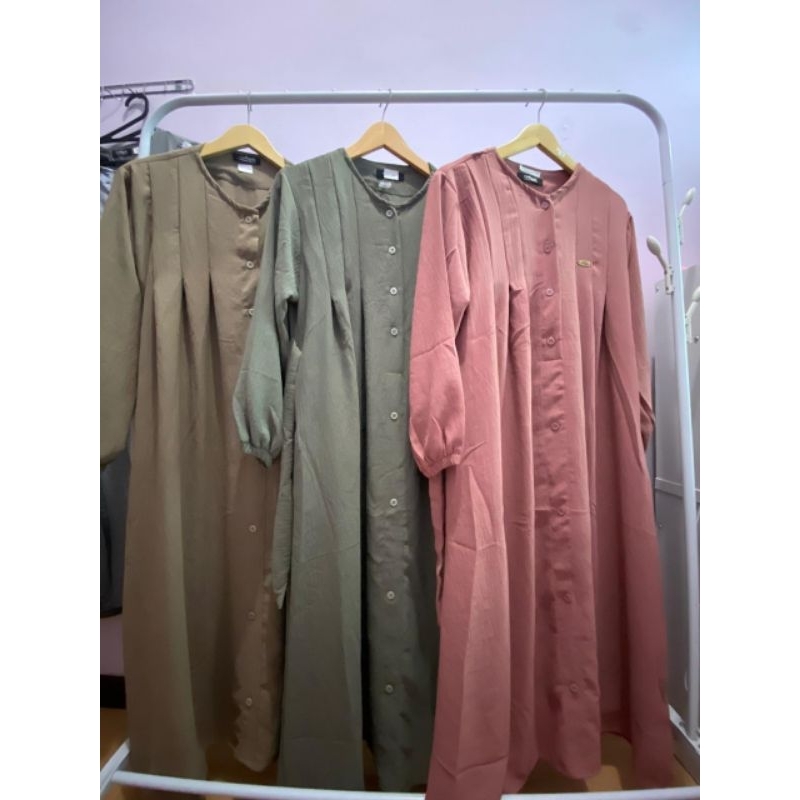 MIDI DRESS CRINKLE PREMIUM