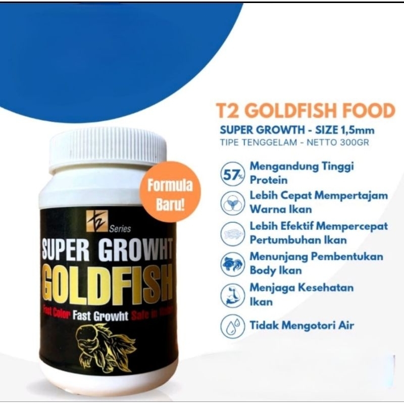 Pakan /Makanan ikan T2 GOLDFISH SUPER GROWTH