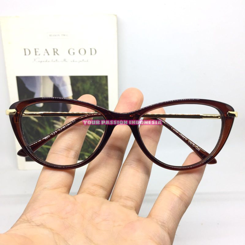 || Photocromic Series || 121 Kacamata Minus Photocromic -0.50 sd -6.00 Kacamata Cat Eye Cewek