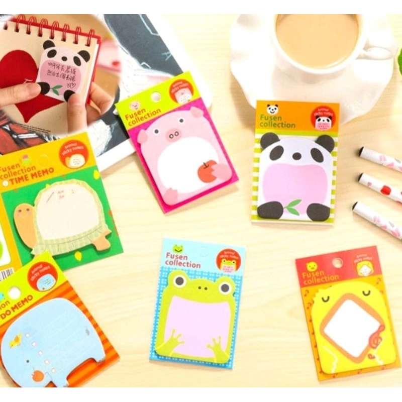 Stiker Sticky Notes Tempel catatan memo kecil lucu