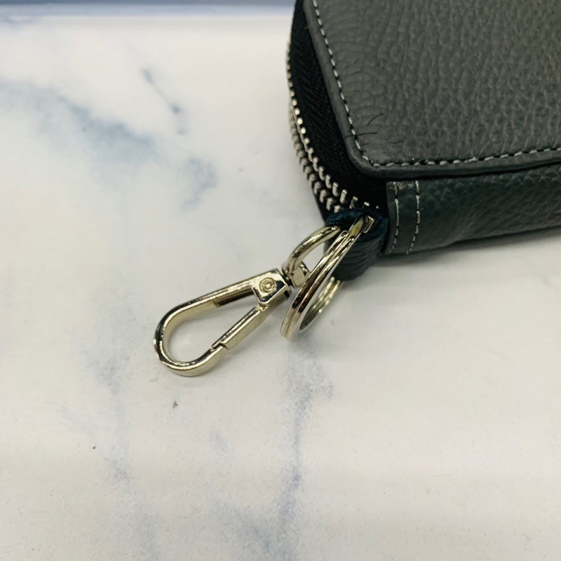 GANTUNGAN KUNCI RES FULL ZIPPER FULL GENUINE LEATHER