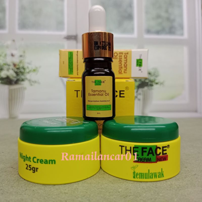 Paket Tamanu The Face + Cream The Face Temulawak