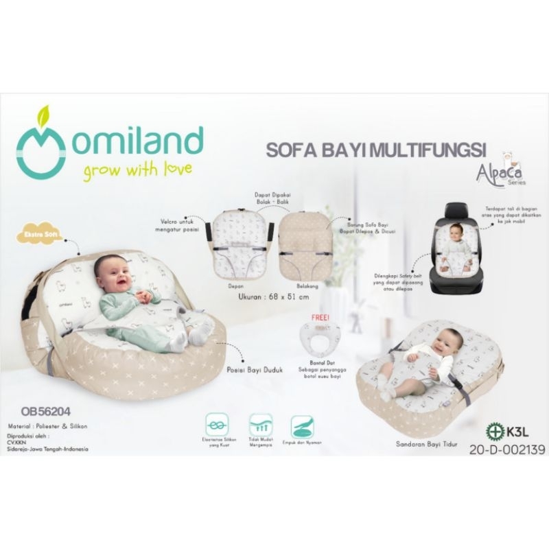 Omiland Sofa Bayi Multifungsi Alpaca Series