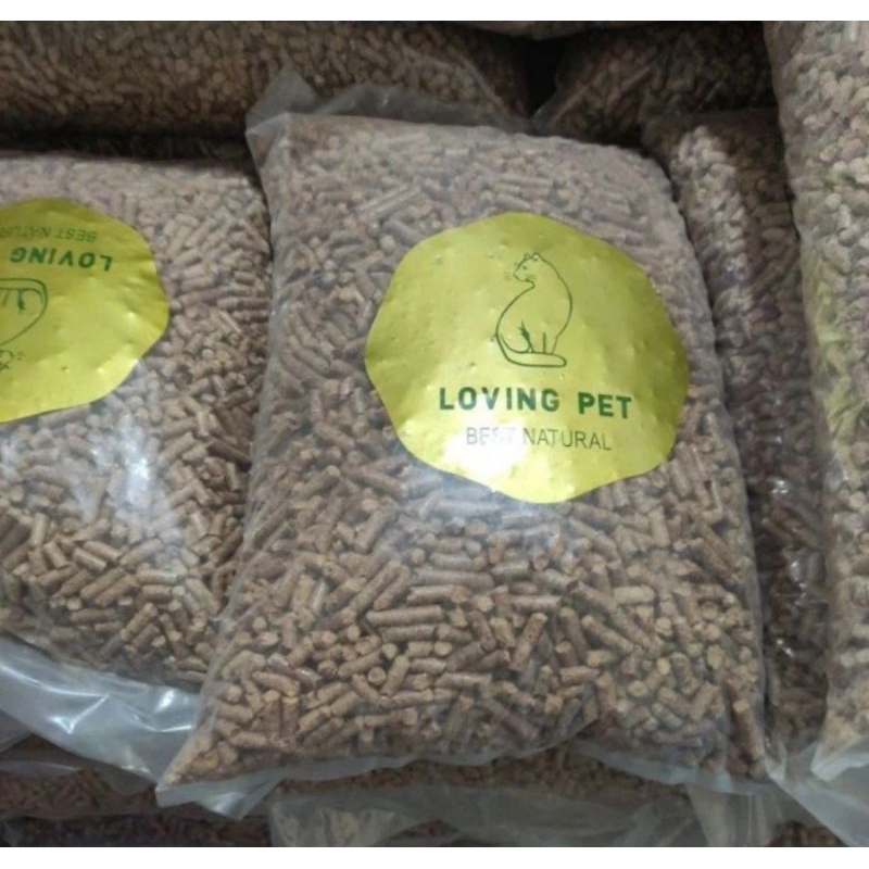 LOVING PET PASIR KUCING WOOD PELLET 5 KG PASIR KUCING SERBUK KAYU LOVING