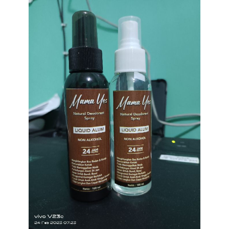 natural deodorant spray