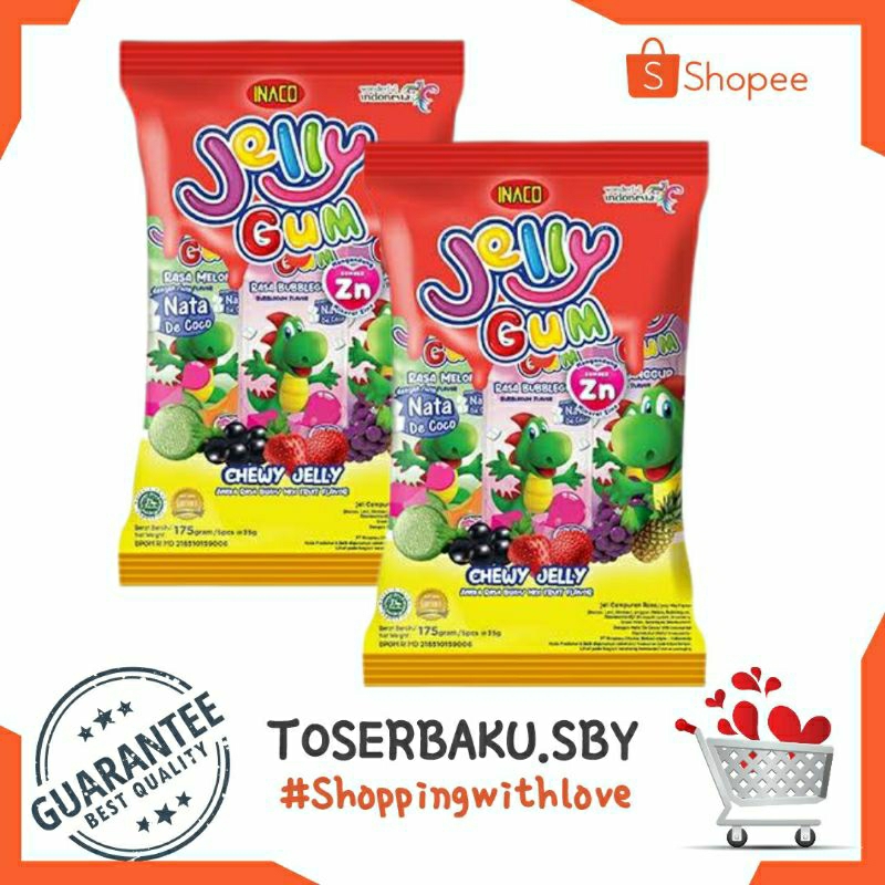 

Inaco Jelly Gum 35g × 5 Pcs / Agen Snack Murah Surabaya