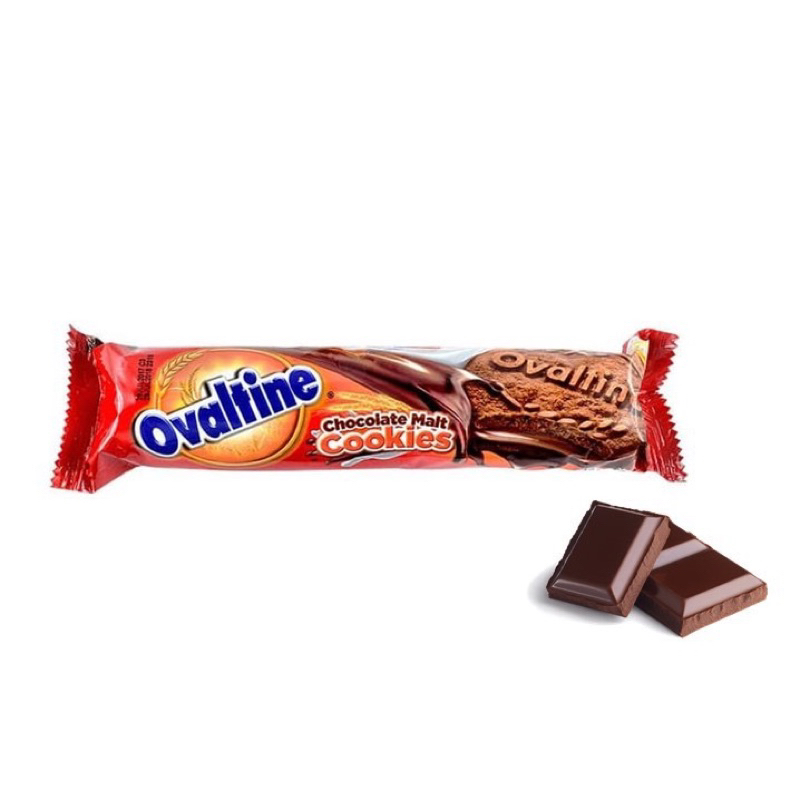 

Ovaltine Chocolate Malt Cookies Biskuit Cokelat 12 x 30 gr