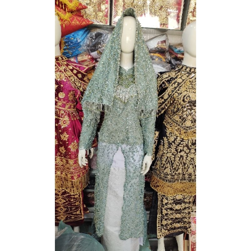 baju koto gadang  spasang terbaru motif borkat.