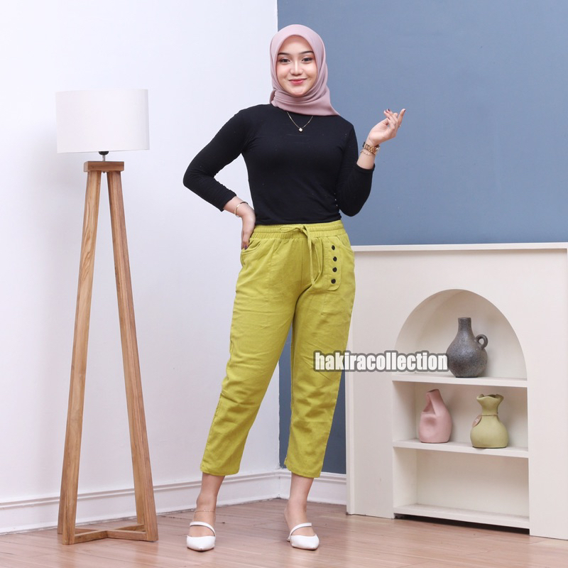 CELANA UNIQLO KRINKEL LINEN // KOREAN PANTS TERBARU