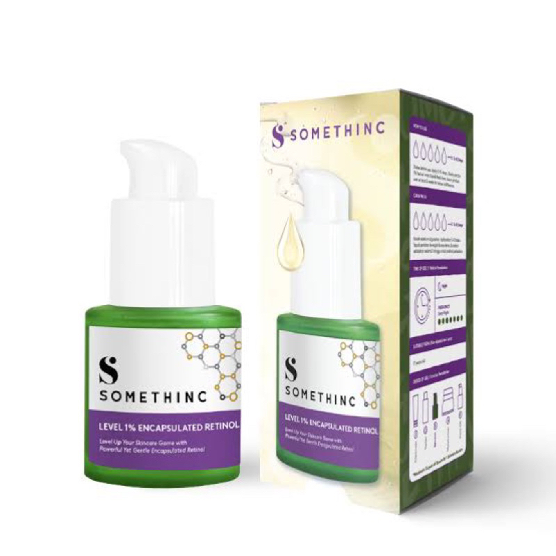 Somethinc Level 1% Encapsulated Retinol / Serum retinol somethinc / serum ijo hijau somethinc