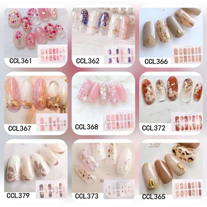 Stiker Kuku 3D korea / Nail Art Sticker 3D/ Nail Stiker 3D