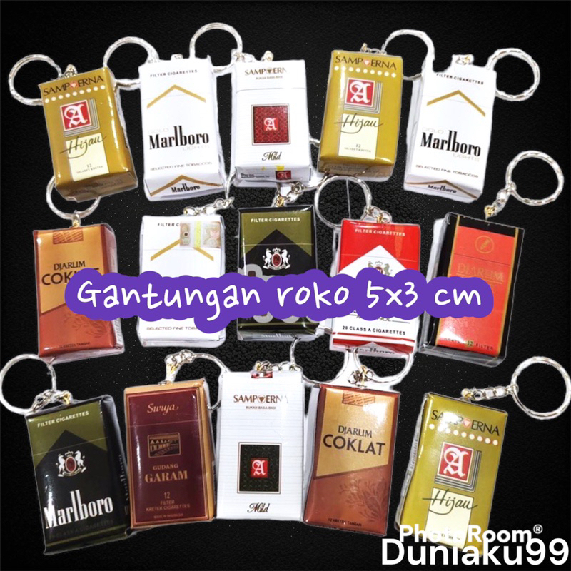 gantungan miniatur r0k0 / souvenir / ganci snack / gantungan kunci / gantungan tas