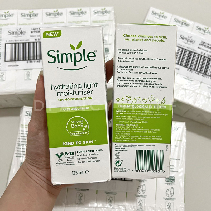 Simple Hydrating Light Moisturizer 125ml