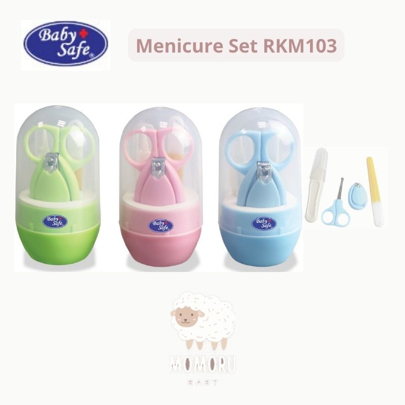 Baby Safe Manicure Set RKM103 MS103 Gunting Kuku Bayi Anak