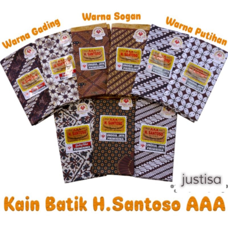 Kain jarit Batik H. SANTOSO AAA kain panjang jarit batik kain batik indonesia