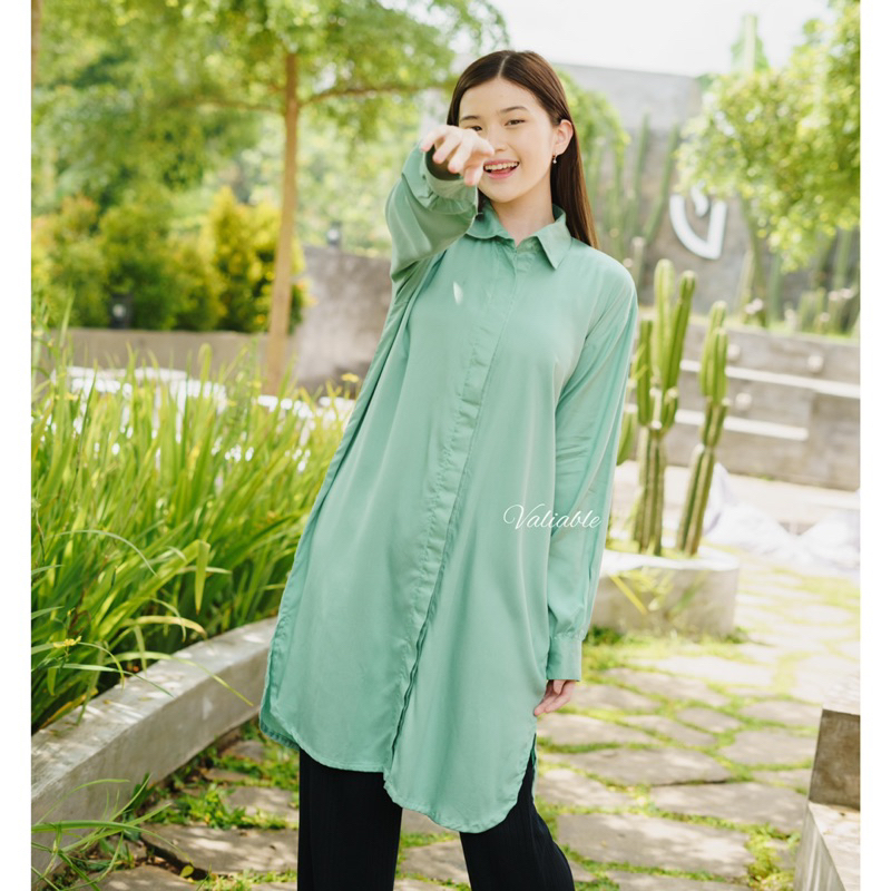 Basic Rayon Shirt Tunic Valiable